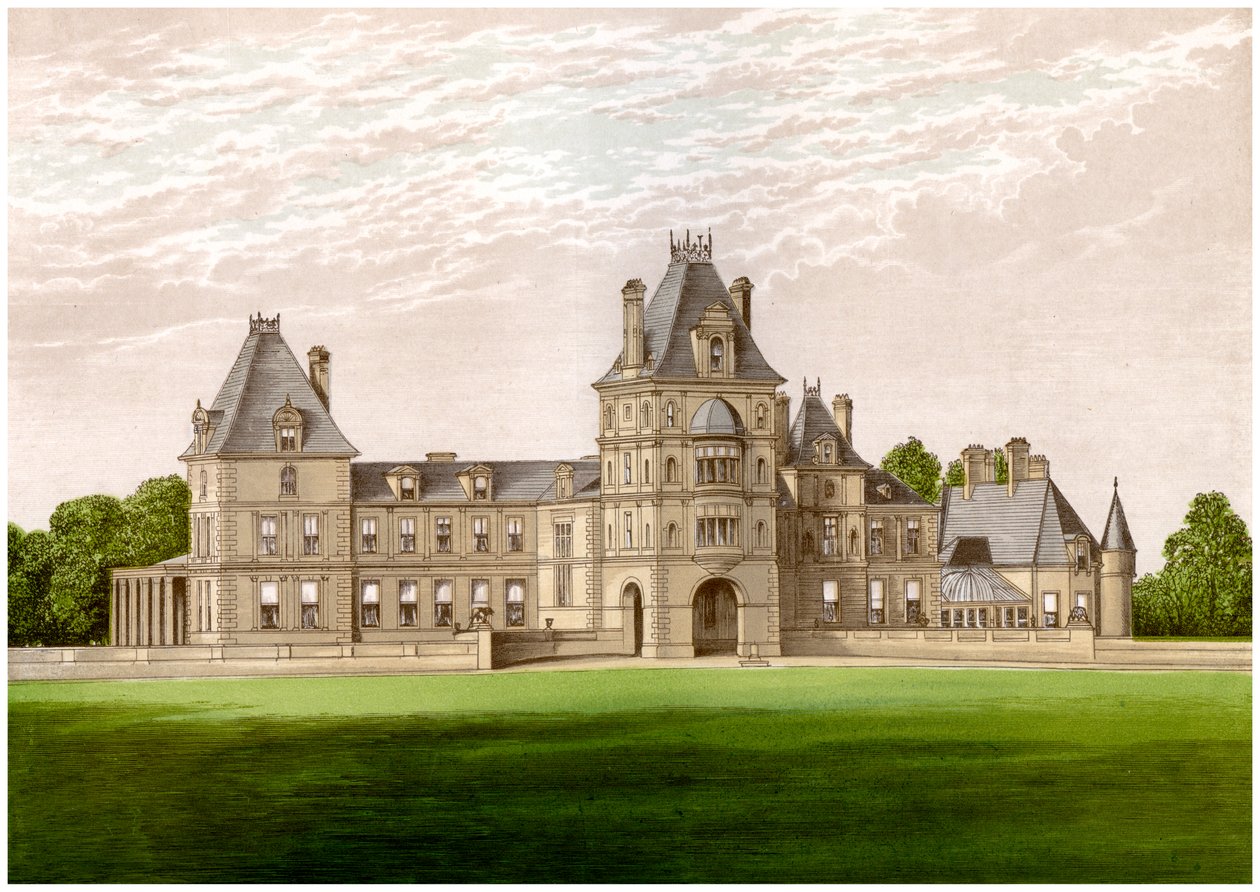 Wynnstay, Denbighshire, Wales, Baronet Williams-Wynn otthona, 1880 alkotó: Unbekannt