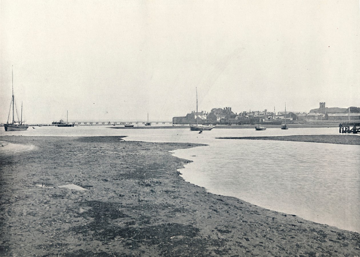 Yarmouth Isle of Wight – Általános nézet, 1895 alkotó: Unbekannt