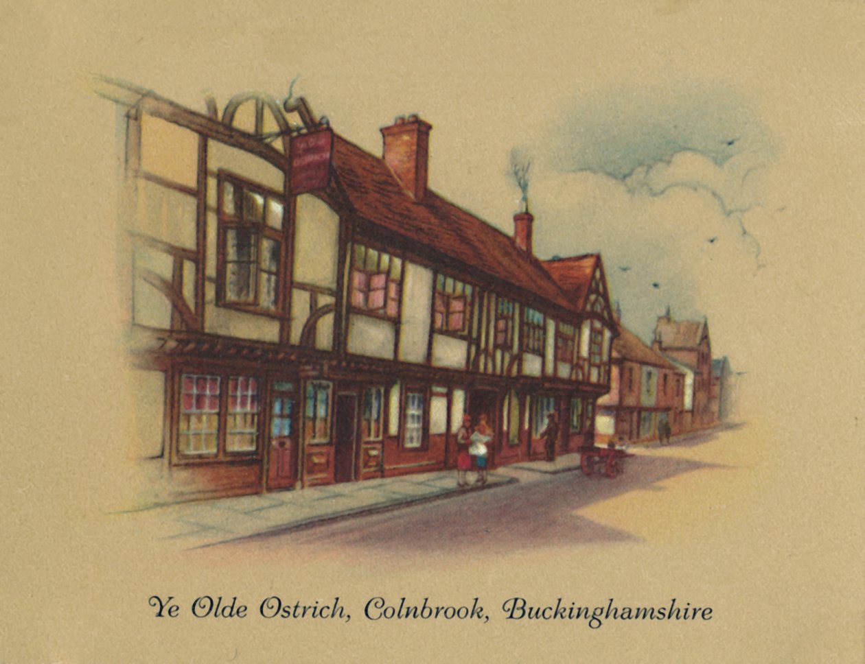 Ye Olde Ostrich Colnbrook, Buckinghamshire, 1939 alkotó: Unbekannt