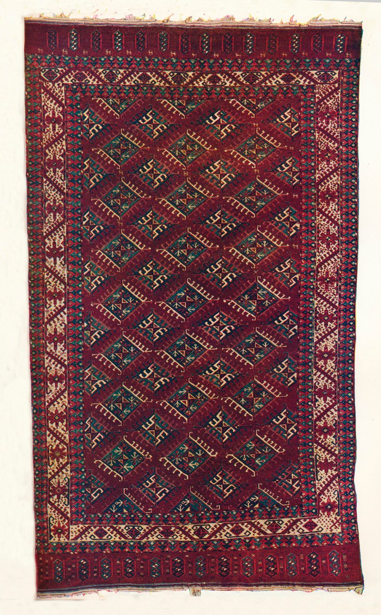 Yomut Turkoman szőnyeg, c1700 alkotó: Unbekannt