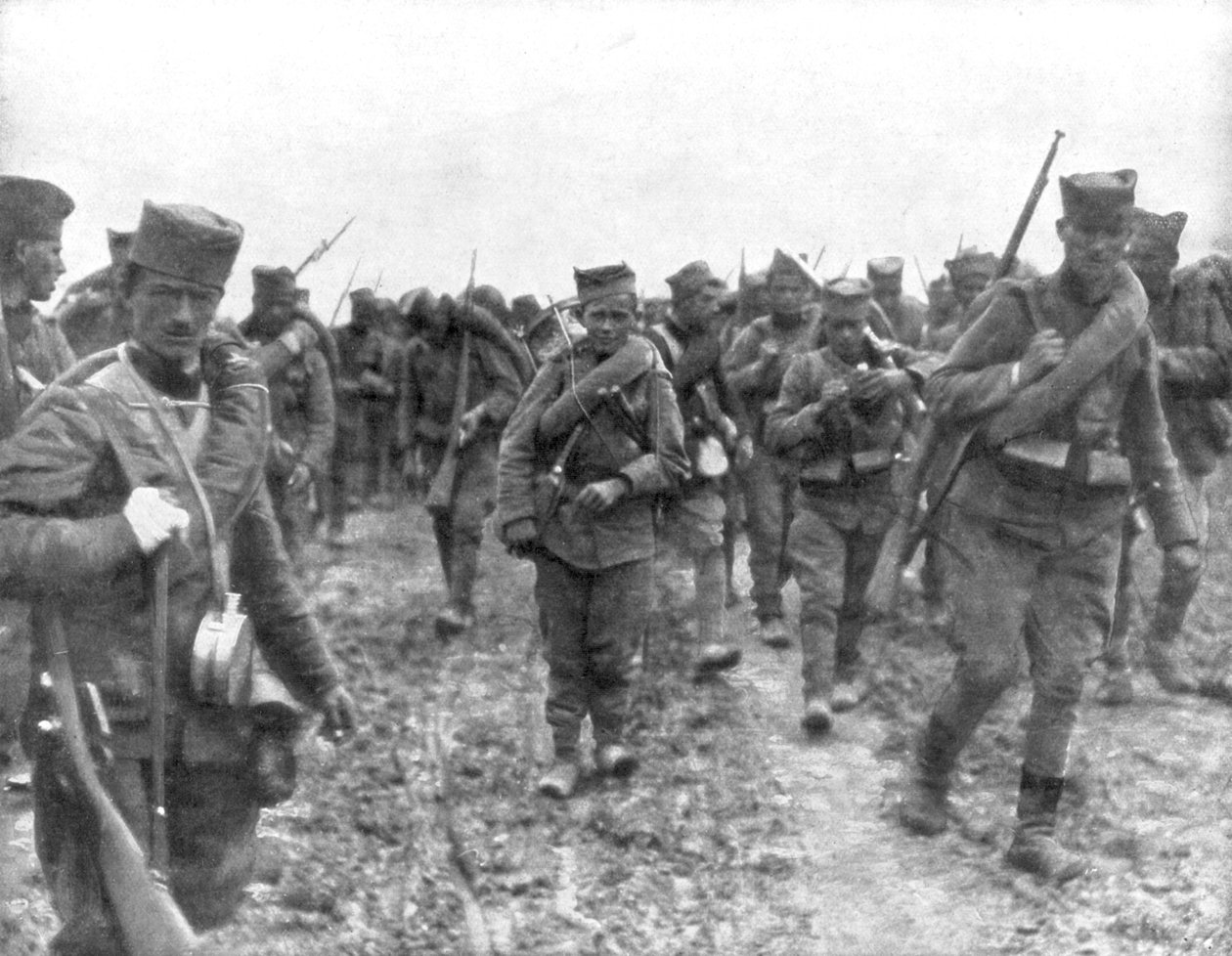 Fiatal szerb újoncok, 1914 alkotó: Unbekannt