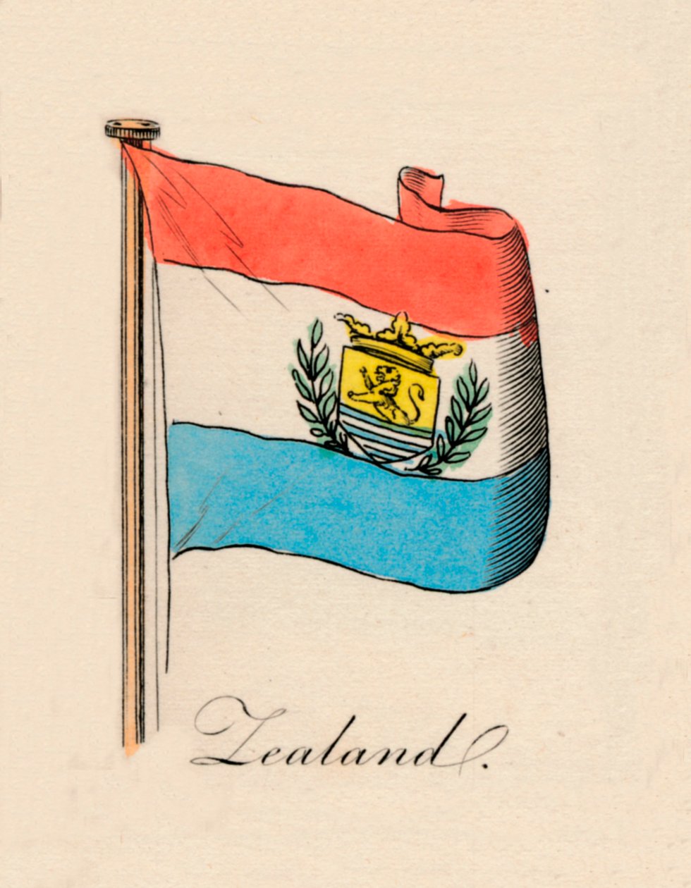 Zéland, 1838 alkotó: Unbekannt
