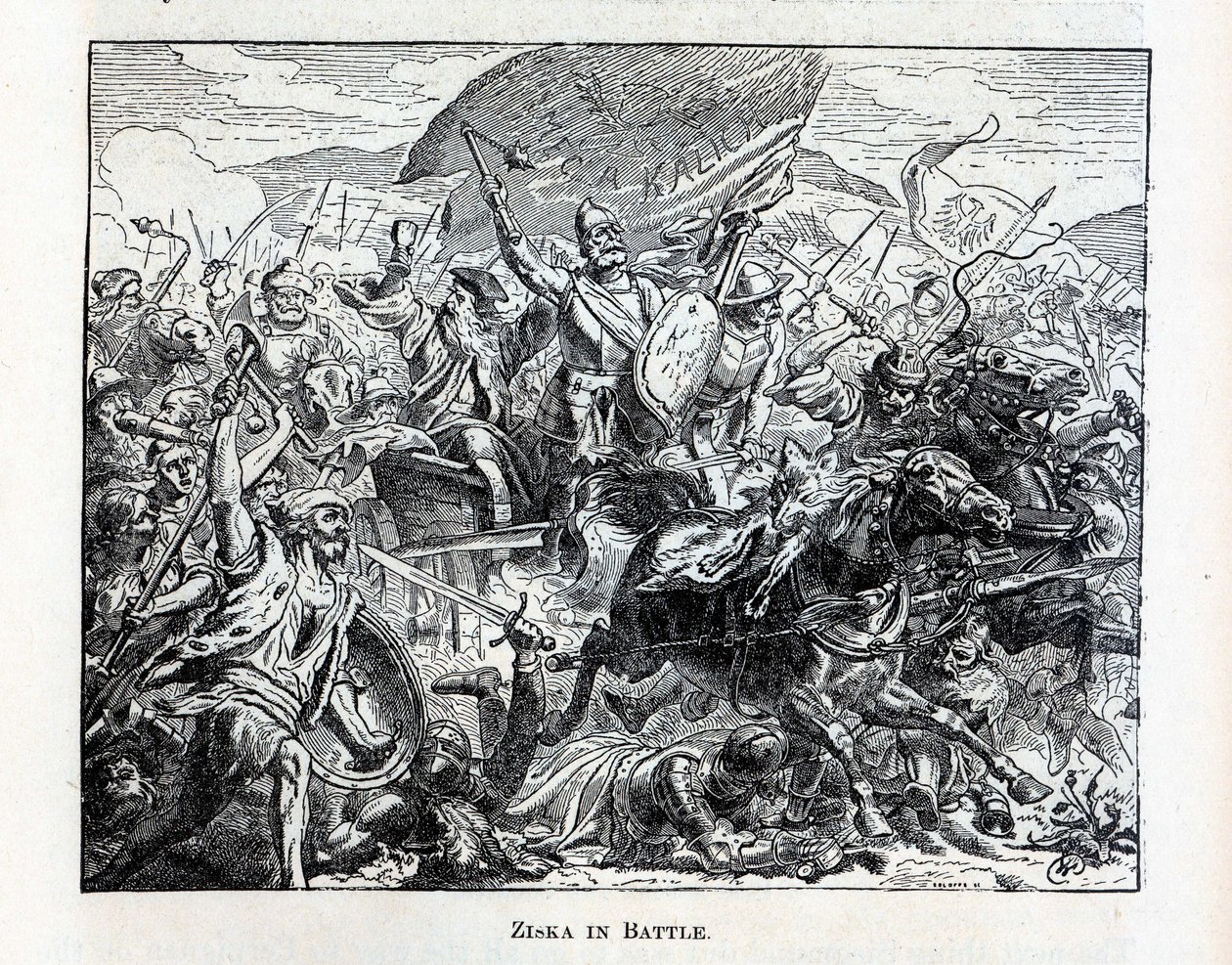 Ziska a csatában, 1882 alkotó: Unbekannt