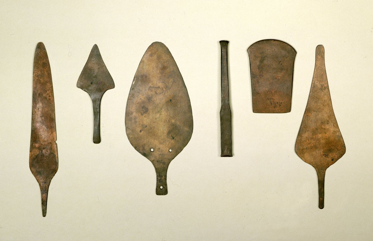 Rézeszközök, Harappa, ie 2300-1750 alkotó: Unbekannt Unbekannt