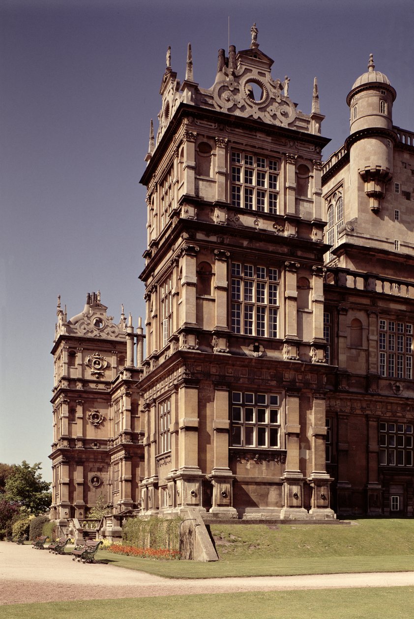 Külső nézet, Wollaton Hall, Nottingham alkotó: Unbekannt Unbekannt