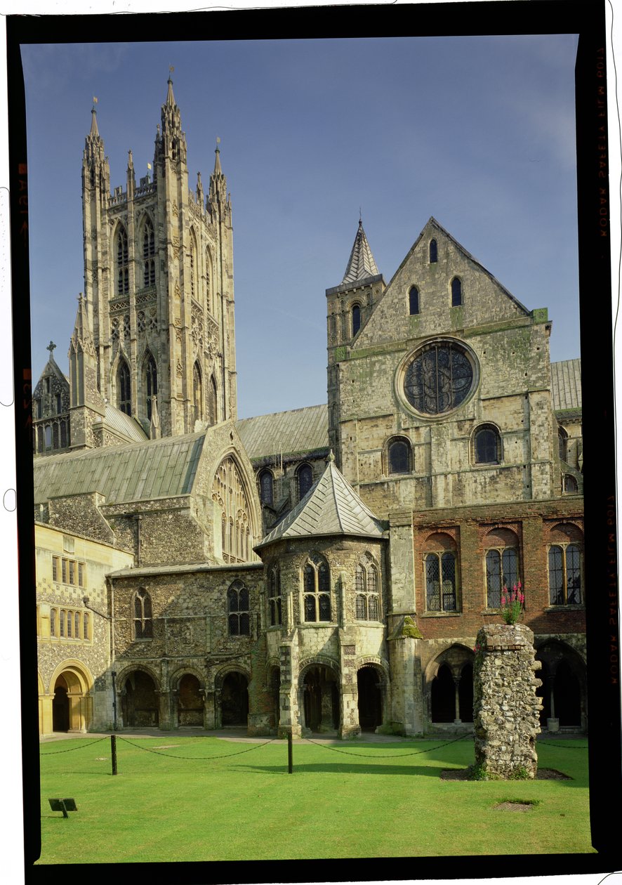 Canterbury katedrálisának külső képe, Kent alkotó: Unbekannt Unbekannt