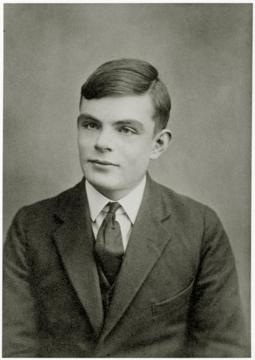 Alan Mathison Turing portréja, alkotó: Unbekannt Unbekannt