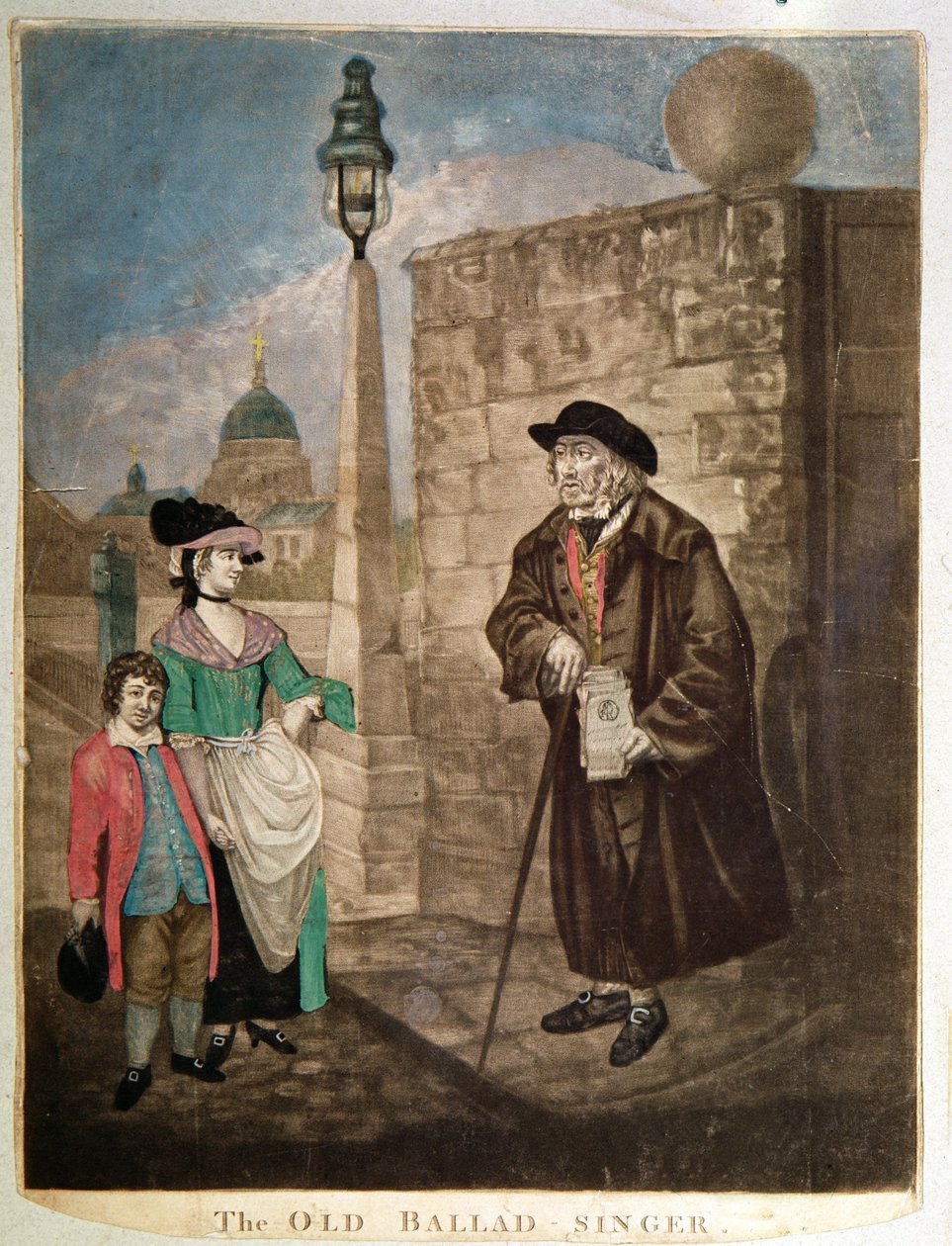 A régi balladaénekes, 1780 körül alkotó: Unbekannt Unbekannt