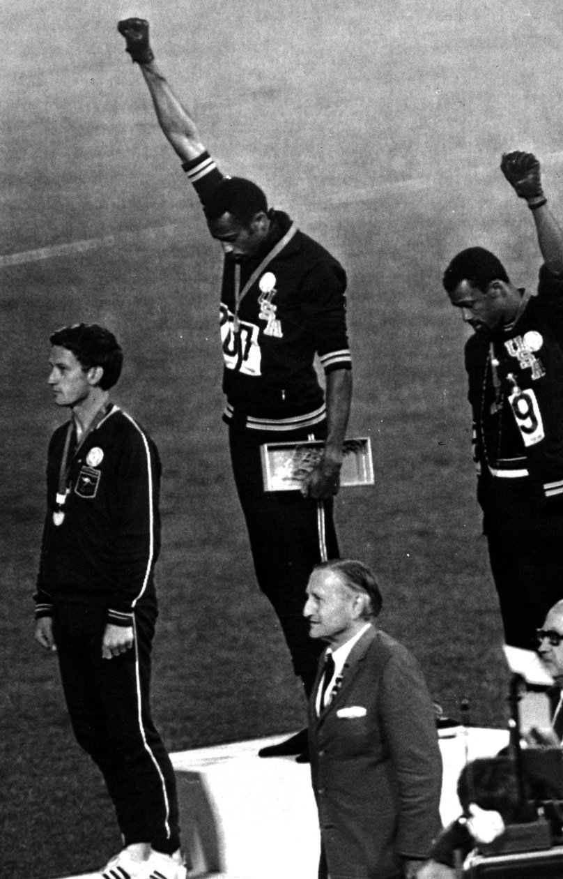 Férfi 200 méteres dobogó győztesei, 1968-as olimpiai játékok, Mexikóváros alkotó: Unbekannt Unbekannt