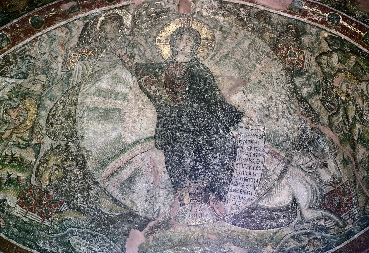 Apszis mozaik, Osios David temploma alkotó: Unbekannt Unbekannt