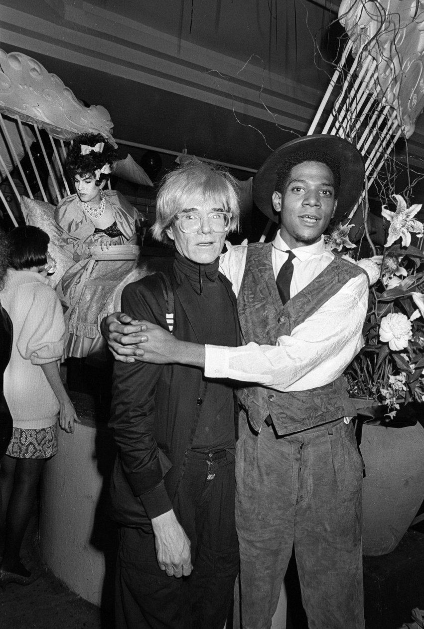 Jean-Michel Basquiat és Andy Warhol, Area, New York, 1984 alkotó: Unbekannt Unbekannt
