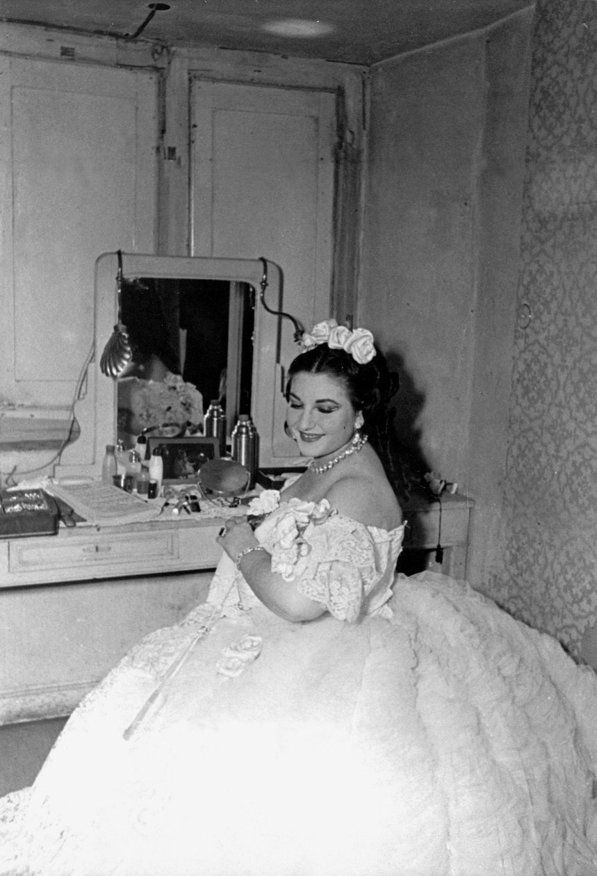 Maria Callas a "La Traviata"-ban, Parma, 1951 alkotó: Unbekannt Unbekannt