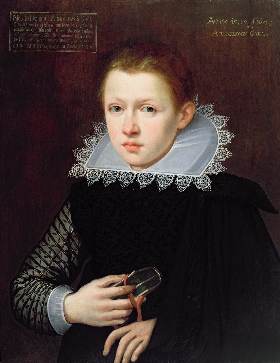 Egy fiatal fiú portréja, 1621 alkotó: Unbekannt Unbekannt