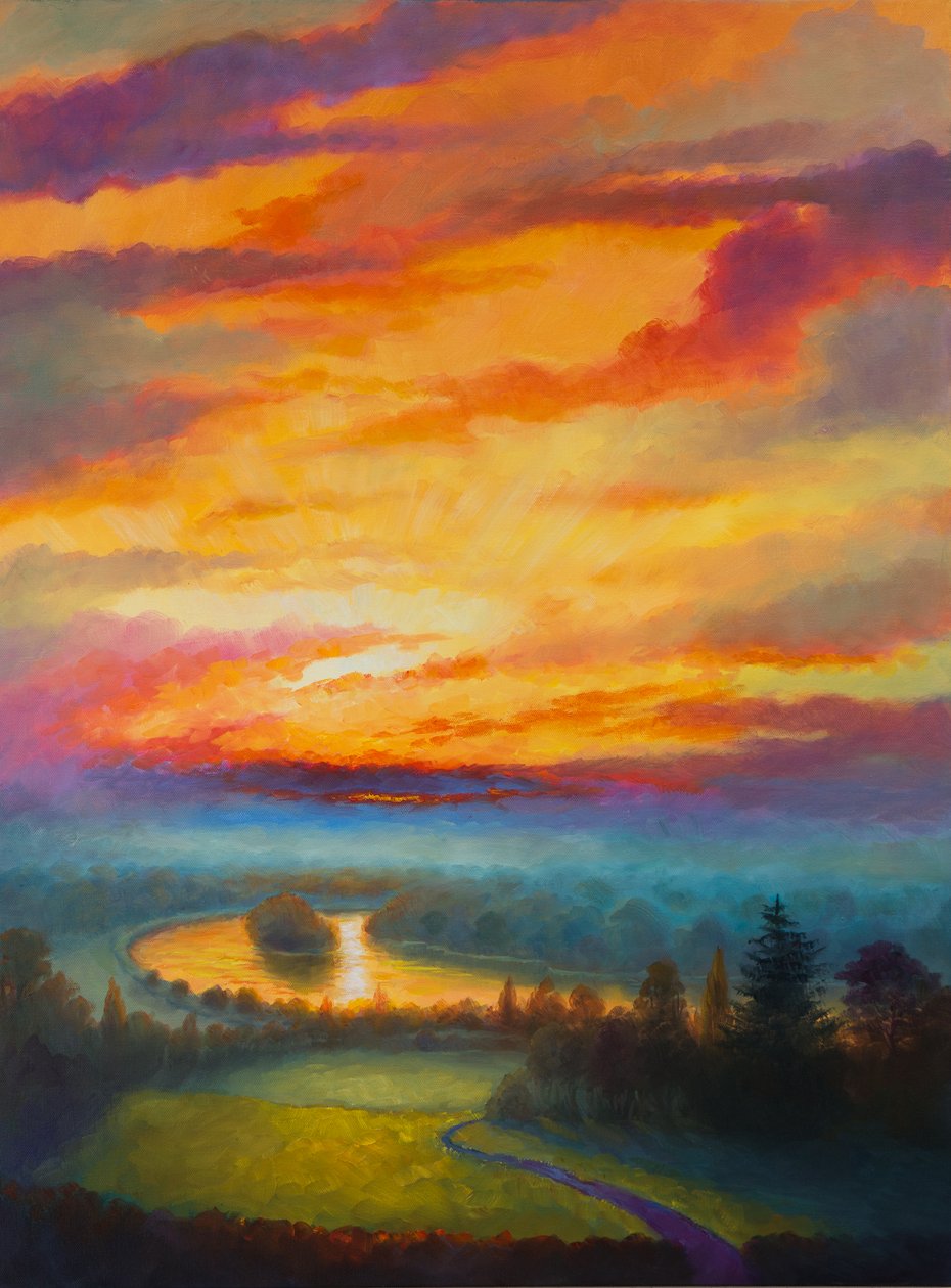 Rainbow Sky Petersham Meadow, 2017, alkotó: Unbekannt Unbekannt