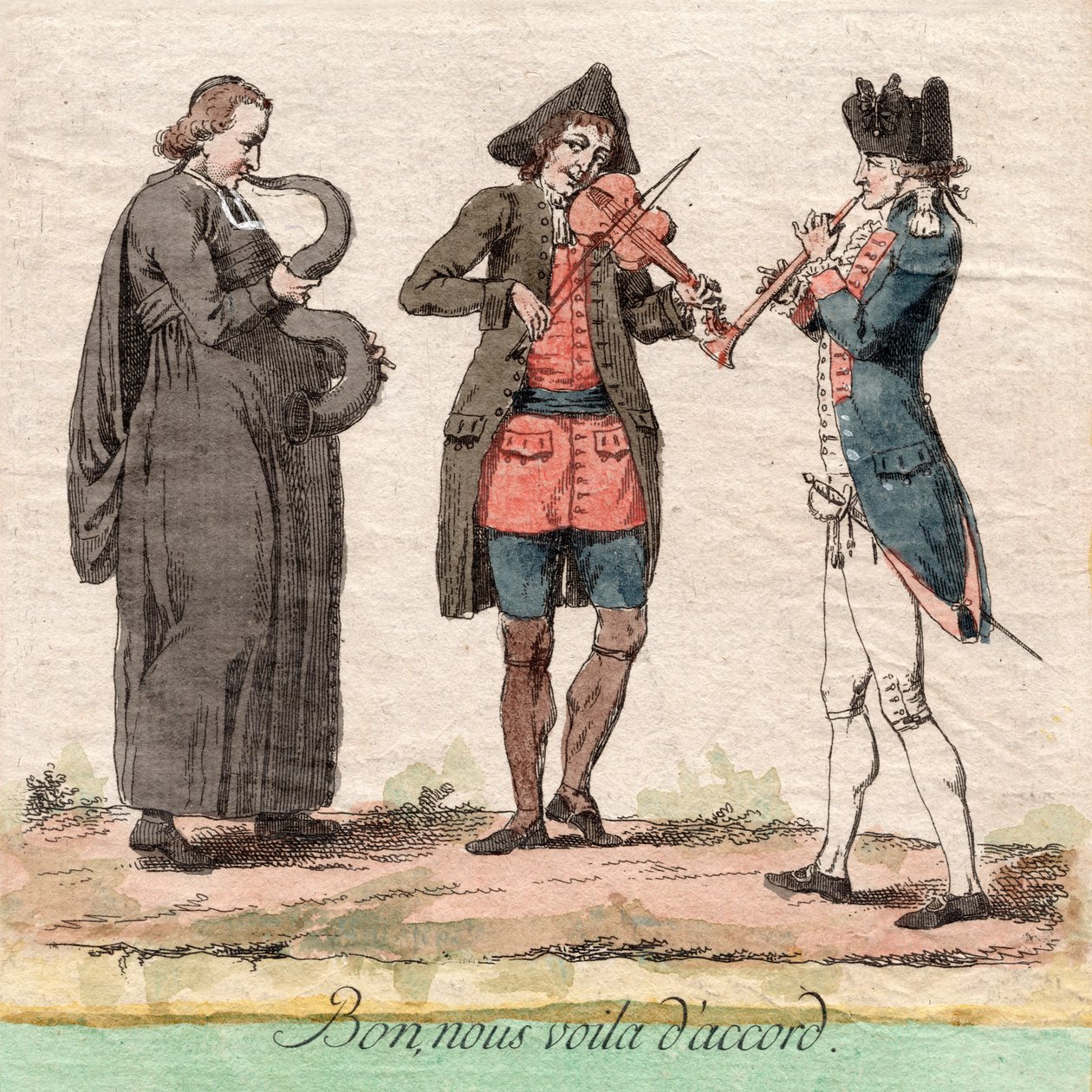 Rendben, jól vagyunk, Franciaország, 1789 körül (metszet) alkotó: Unbekannter Künstler