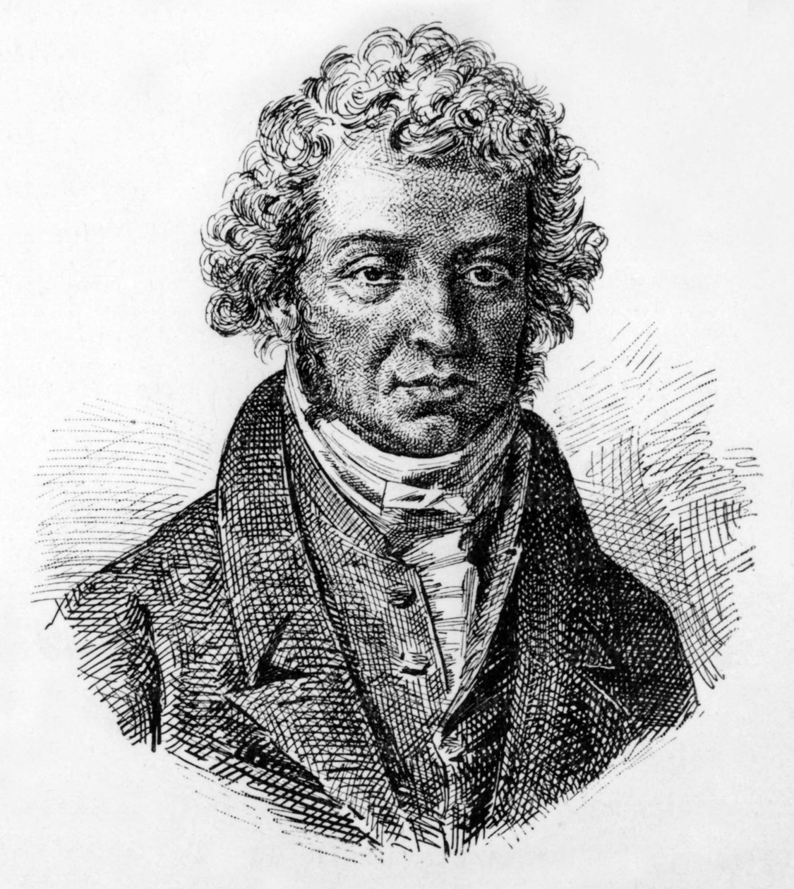 Andre Marie Ampere 19. század ( metszet) alkotó: Unbekannter Künstler
