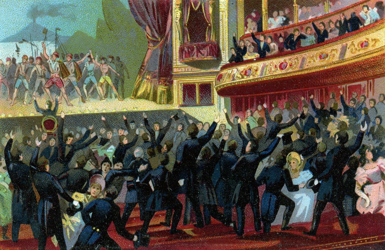 Az 1830-as belga forradalom (illusztráció) alkotó: Unbekannter Künstler