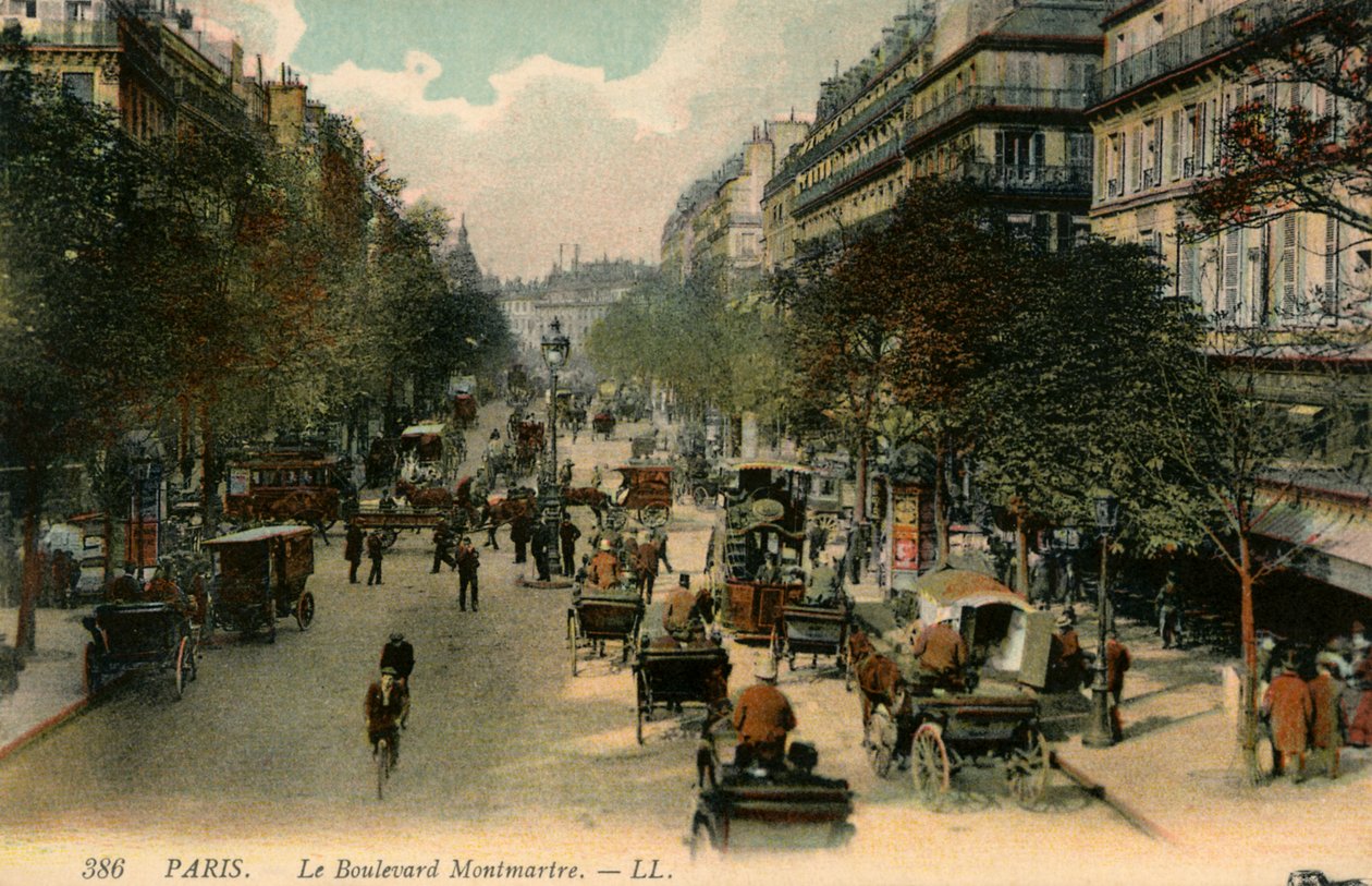 Boulevard Montmartre, Párizs alkotó: Unbekannter Künstler