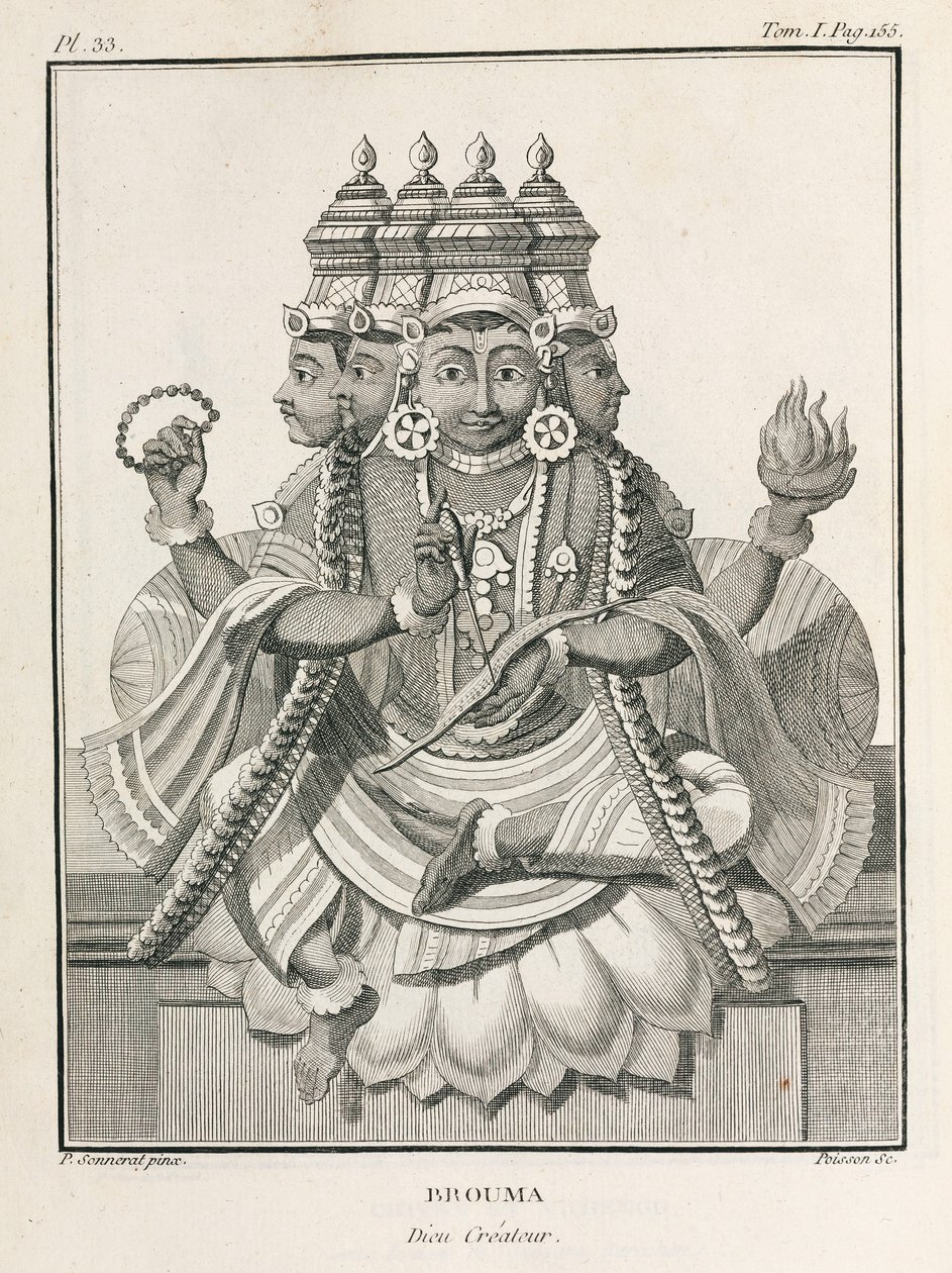 Brahma, a hindu teremtő isten alkotó: Unbekannt
