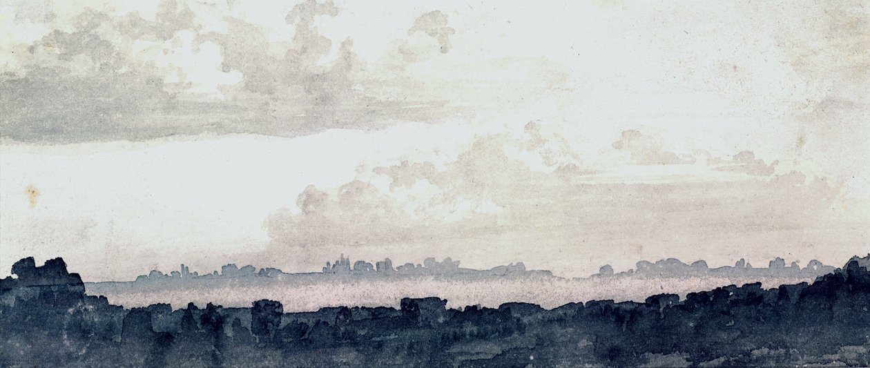 Luke Howard felhőtanulmánya, c 1808-1811 alkotó: Unbekannter Künstler