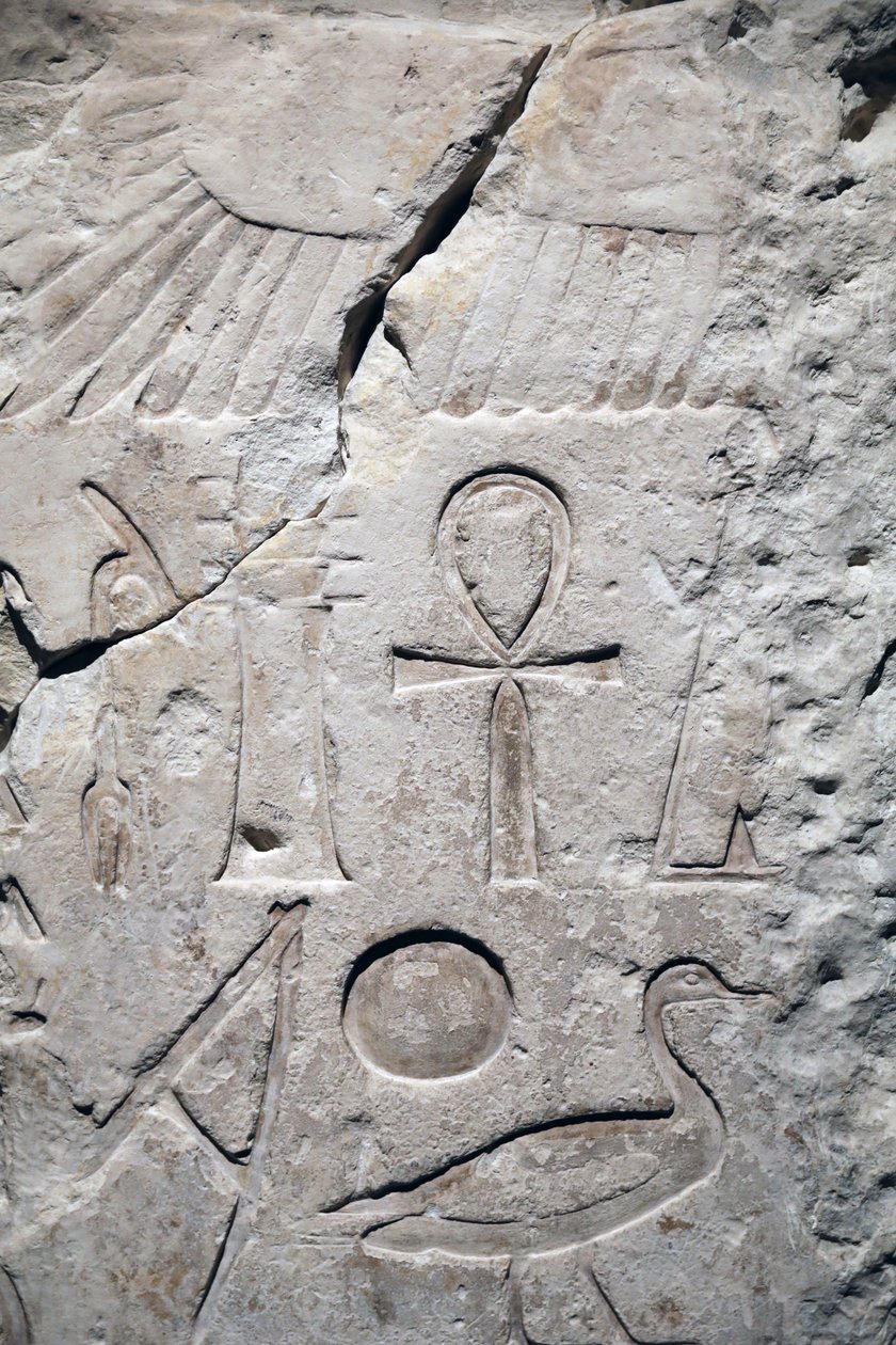Coptos, Sesostris 1 templomtöredéke, Részlet alkotó: Unbekannter Künstler