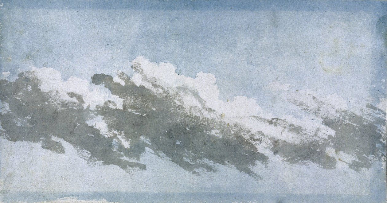 Cumulus fúj a nagy szélben, 1803 körül alkotó: Unbekannter Künstler
