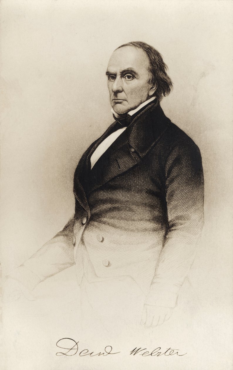 Daniel Webster - portré alkotó: Unbekannter Künstler