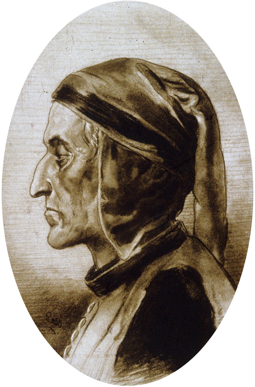 Dante Alighieri (rajz) alkotó: Unbekannter Künstler