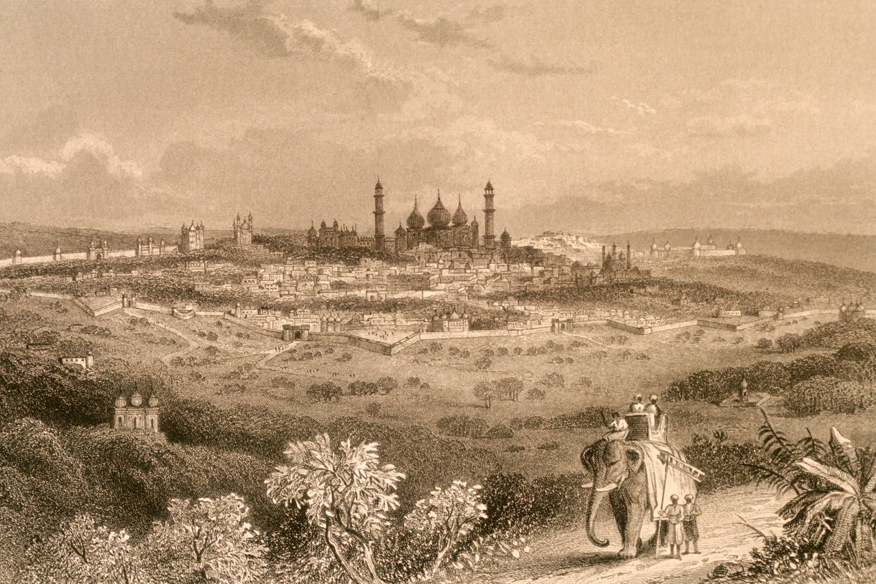Delhi (metszet) alkotó: Unbekannter Künstler