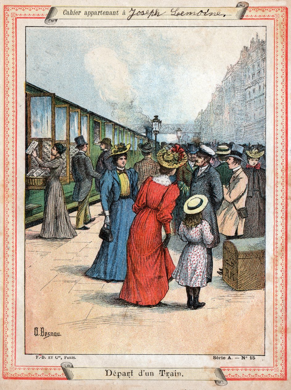 DepArt du train. Vonat indulása. alkotó: Nicolas Liez