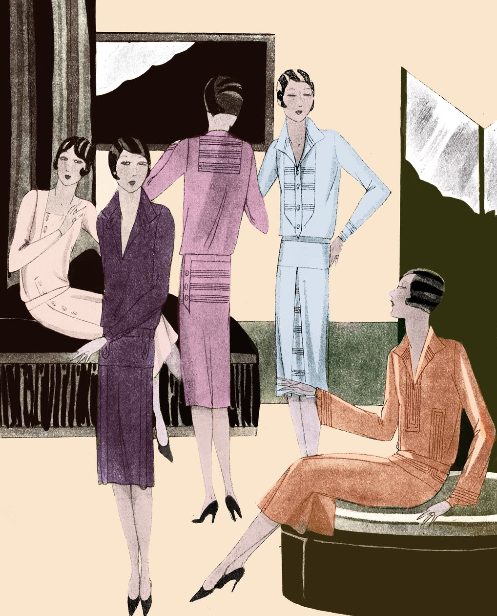 Divatruhák 1928 tavaszán alkotó: Unbekannter Künstler