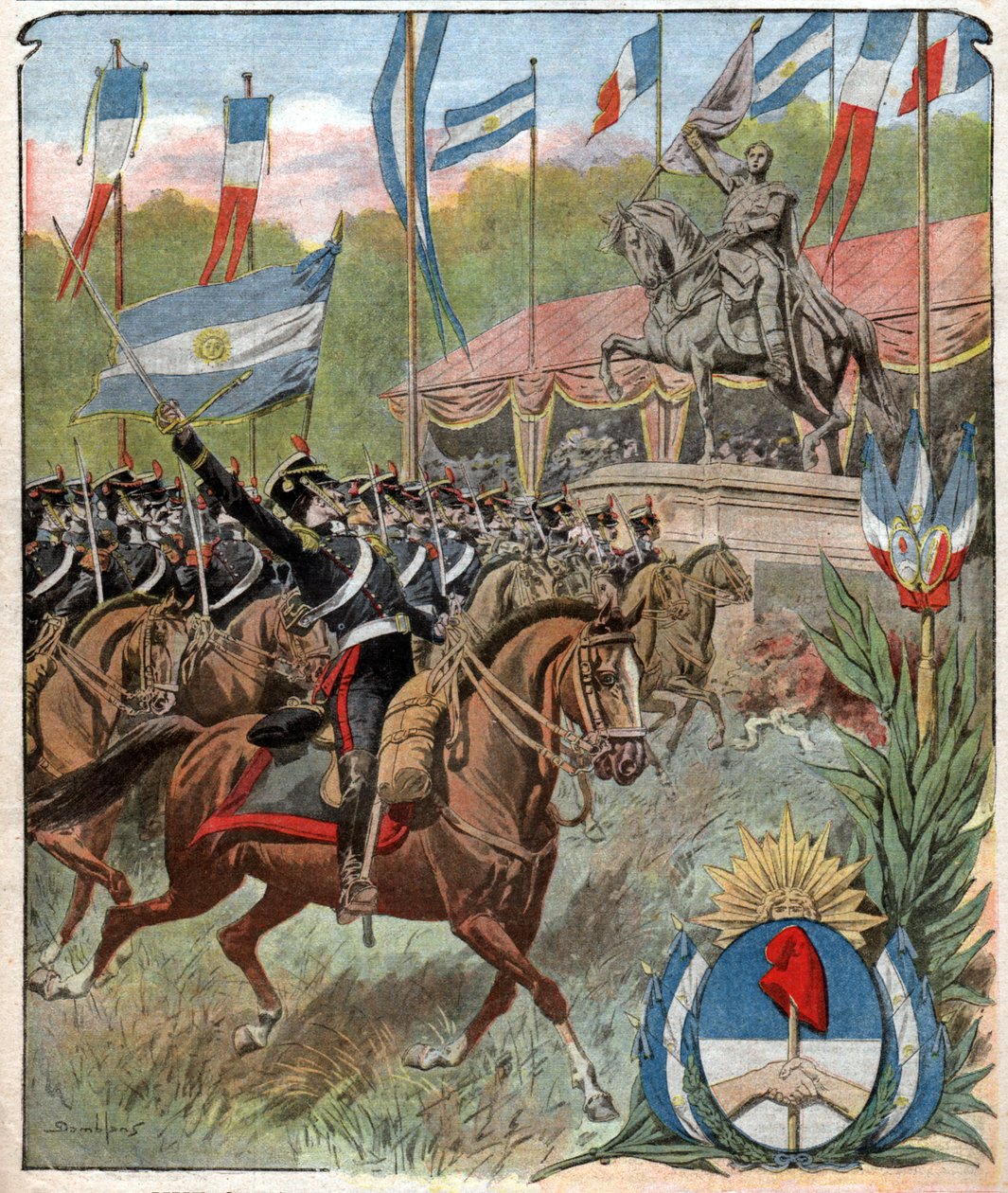 Jose de Martin tábornok. alkotó: Nicolas Liez