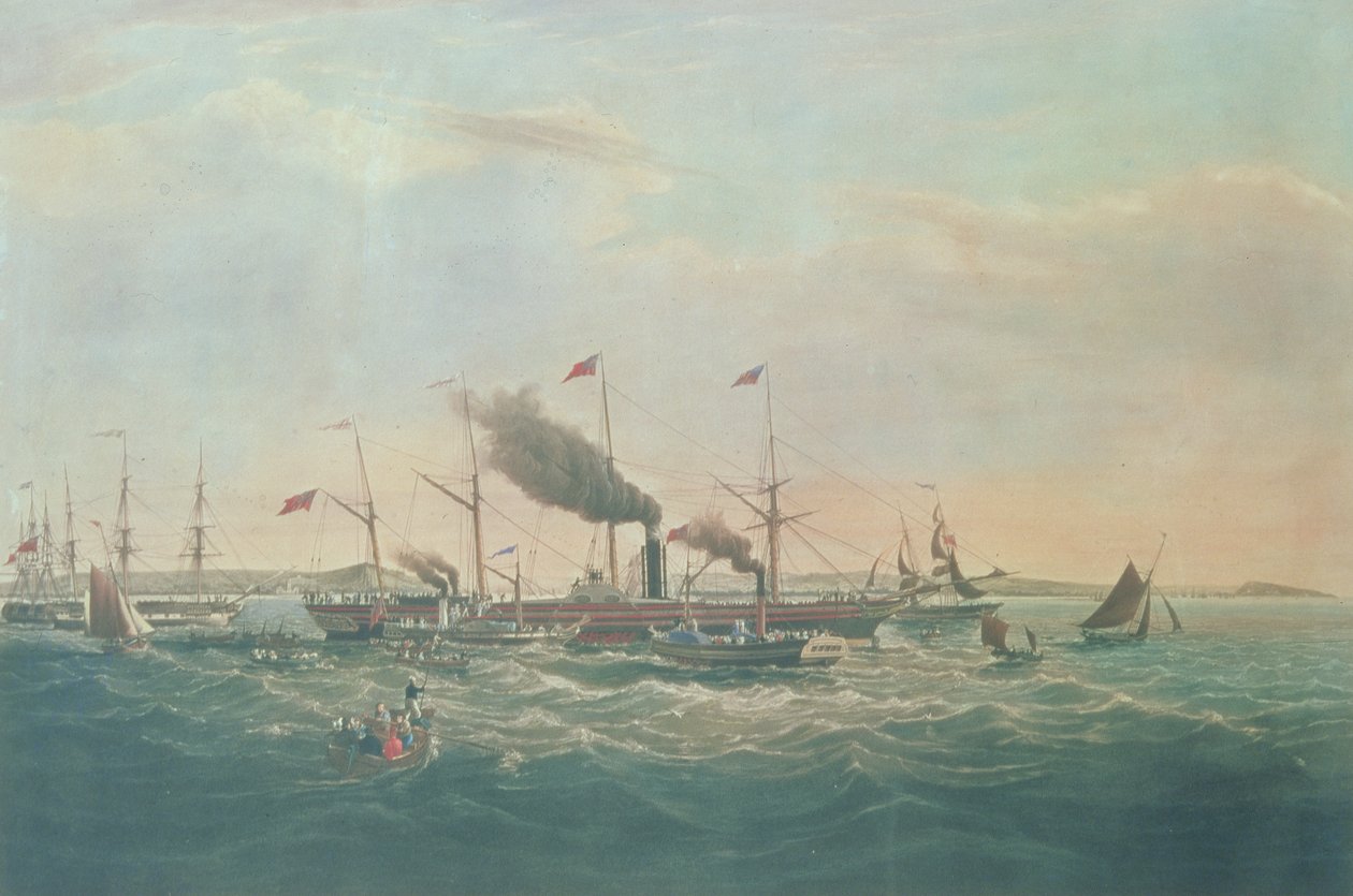 Great Western gőzhajó (litho) alkotó: Unbekannter Künstler