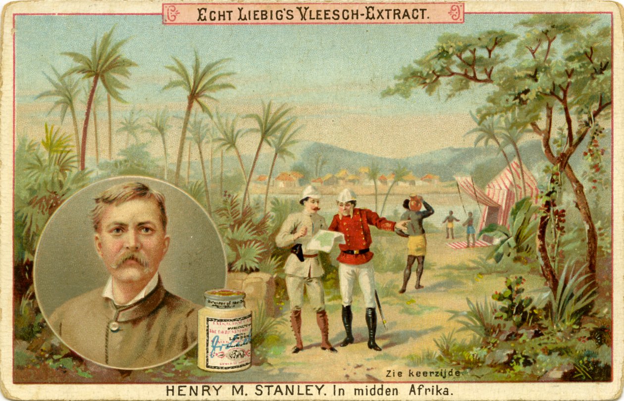 Henry M. Stanley Közép-Afrikában. alkotó: Unbekannter Künstler