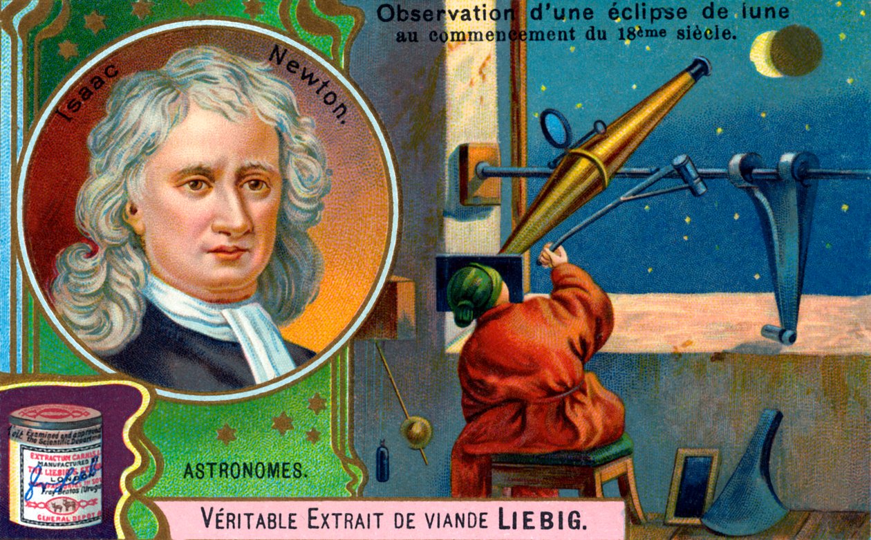 Isaac Newton alkotó: Unbekannter Künstler