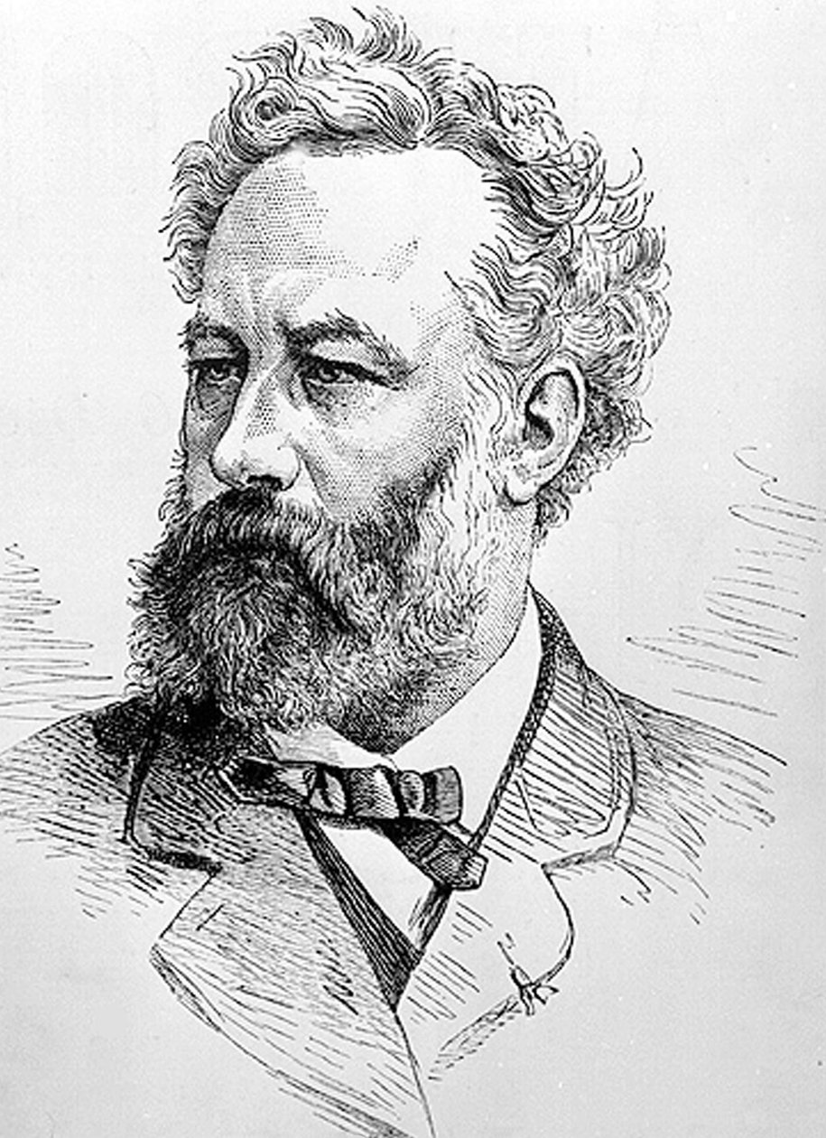 Jules Verne (metszet) alkotó: Unbekannter Künstler