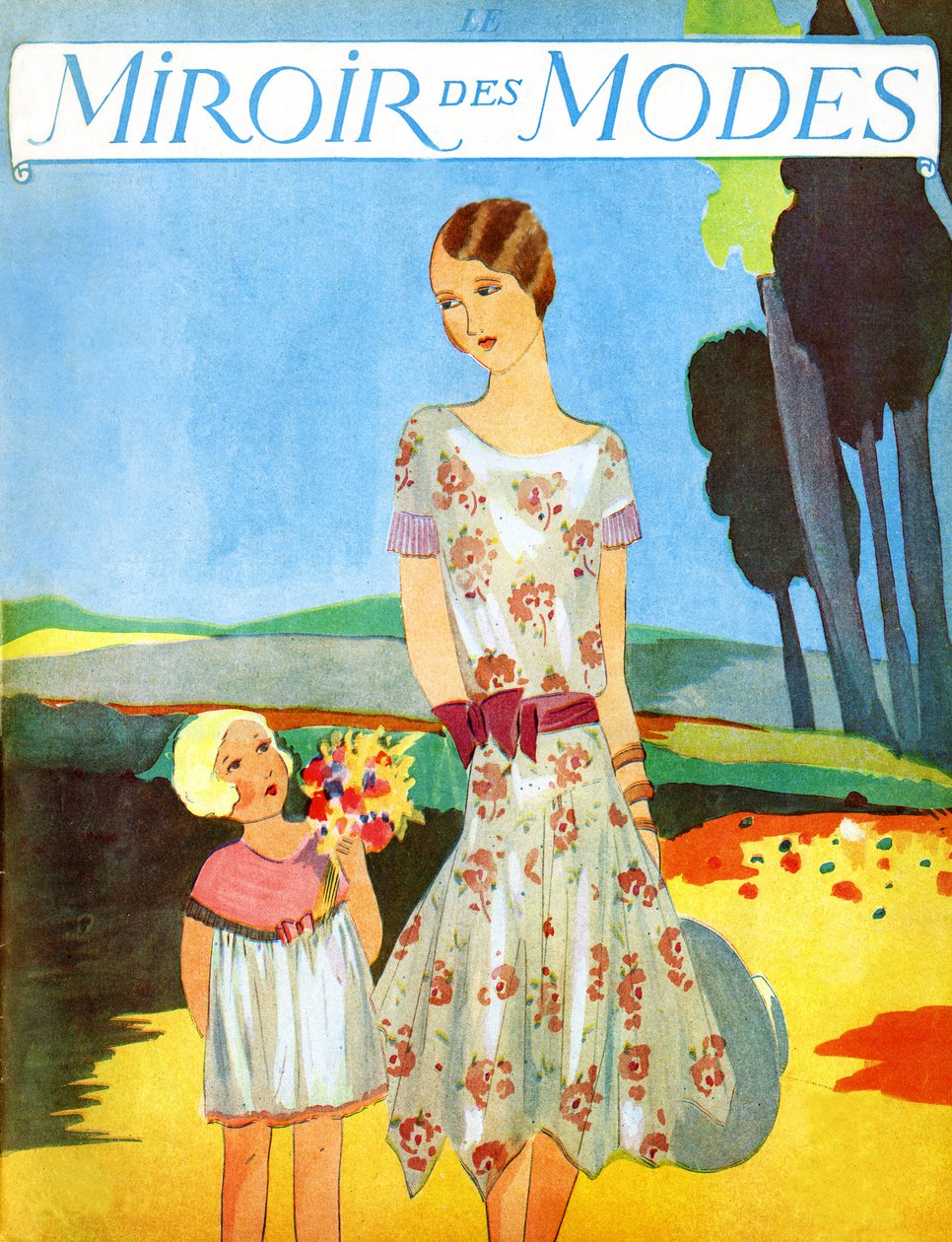 Le Miroir des Modes 1928 április 1928 alkotó: Unbekannter Künstler