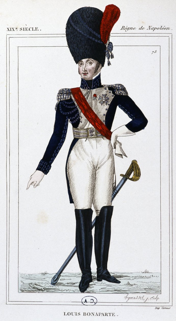 Louis Bonaparte, 1810 körül (metszet) alkotó: Unbekannter Künstler