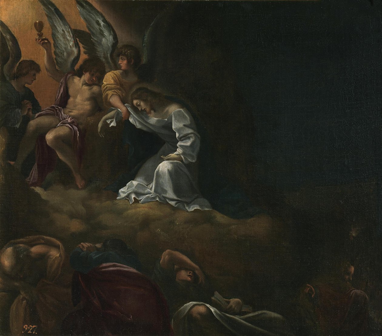 Ludovico Carracci - Oráció a kertben alkotó: Unbekannter Künstler