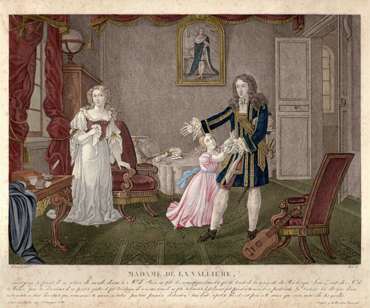 Madame de Lavallière, Párizs, 1825 körül (metszet) alkotó: Unbekannter Künstler