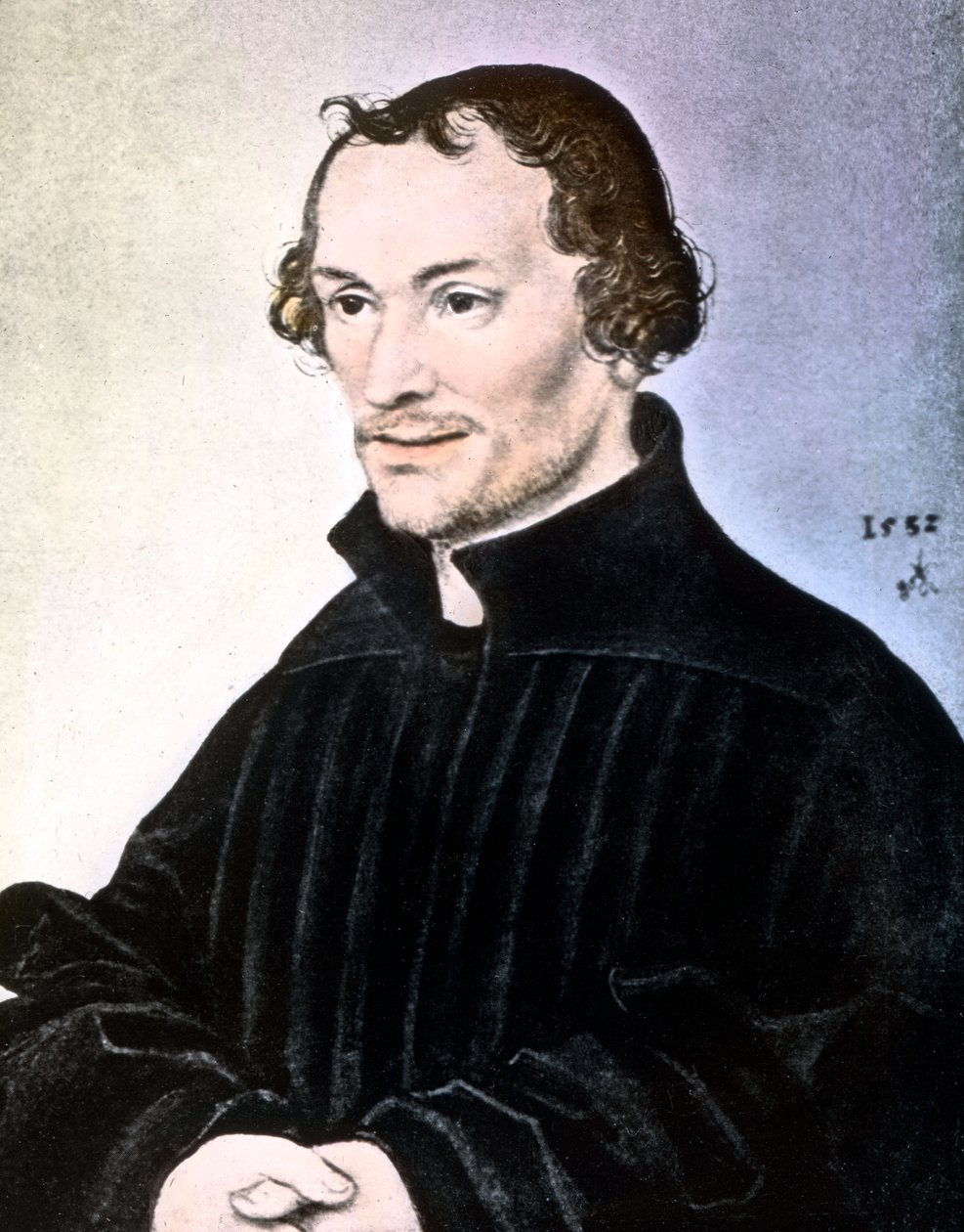 Luther Márton barátja, Philipp Melanchthon alkotó: Unbekannter Künstler