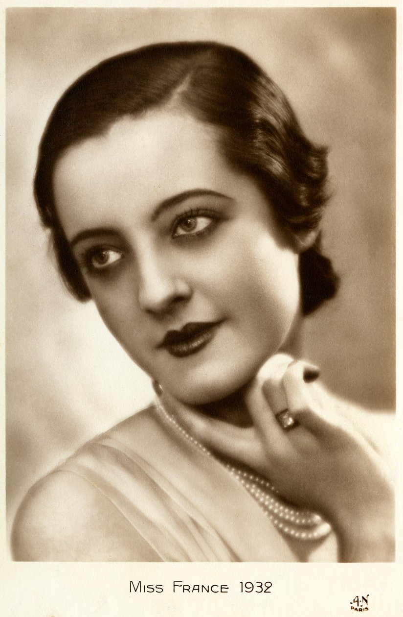 Miss France 1932 (képeslap) alkotó: Unbekannt
