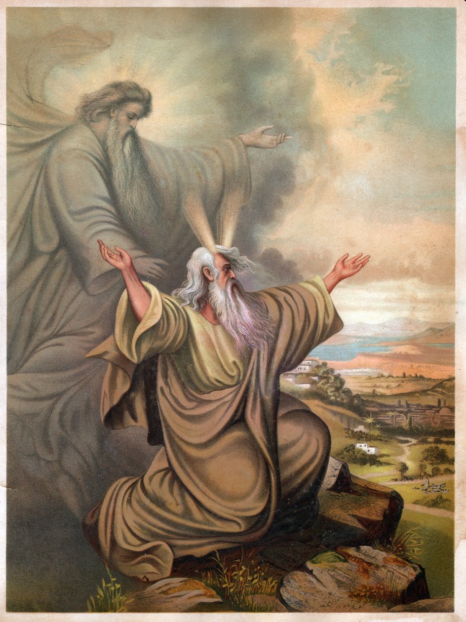 Mózes (litho, 1900 körül) alkotó: Unbekannter Künstler