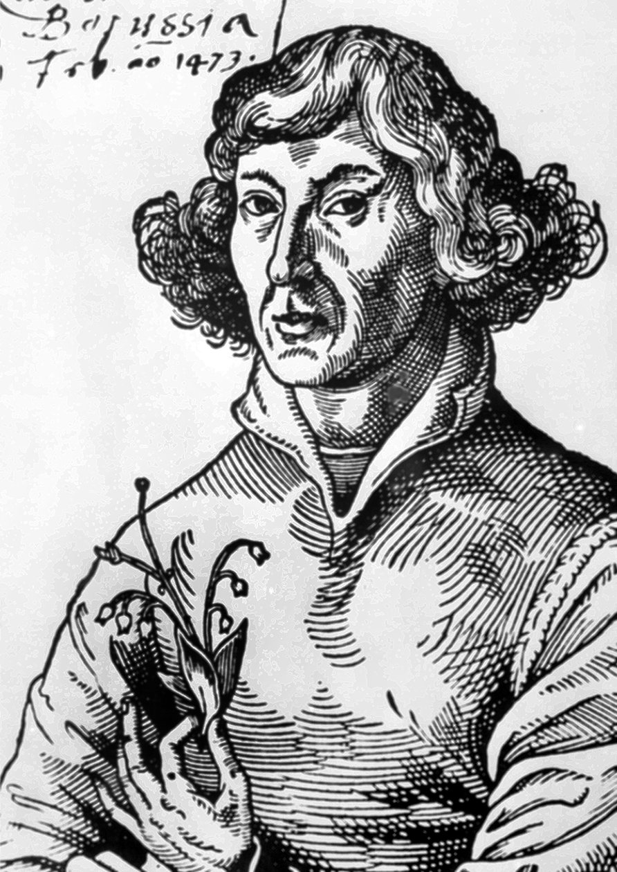 Nicolas Copernicus (1473-1543) lengyel csillagász (metszet) alkotó: Unbekannter Künstler