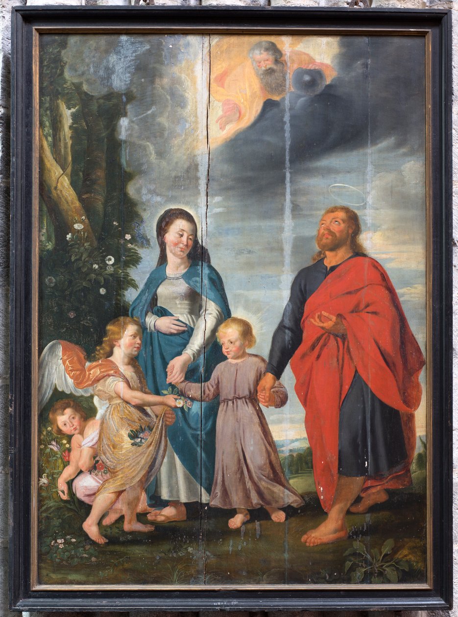 Plébániatemplom (Saint Walburga plébániatemplom). festmény. alkotó: Unbekannter Künstler