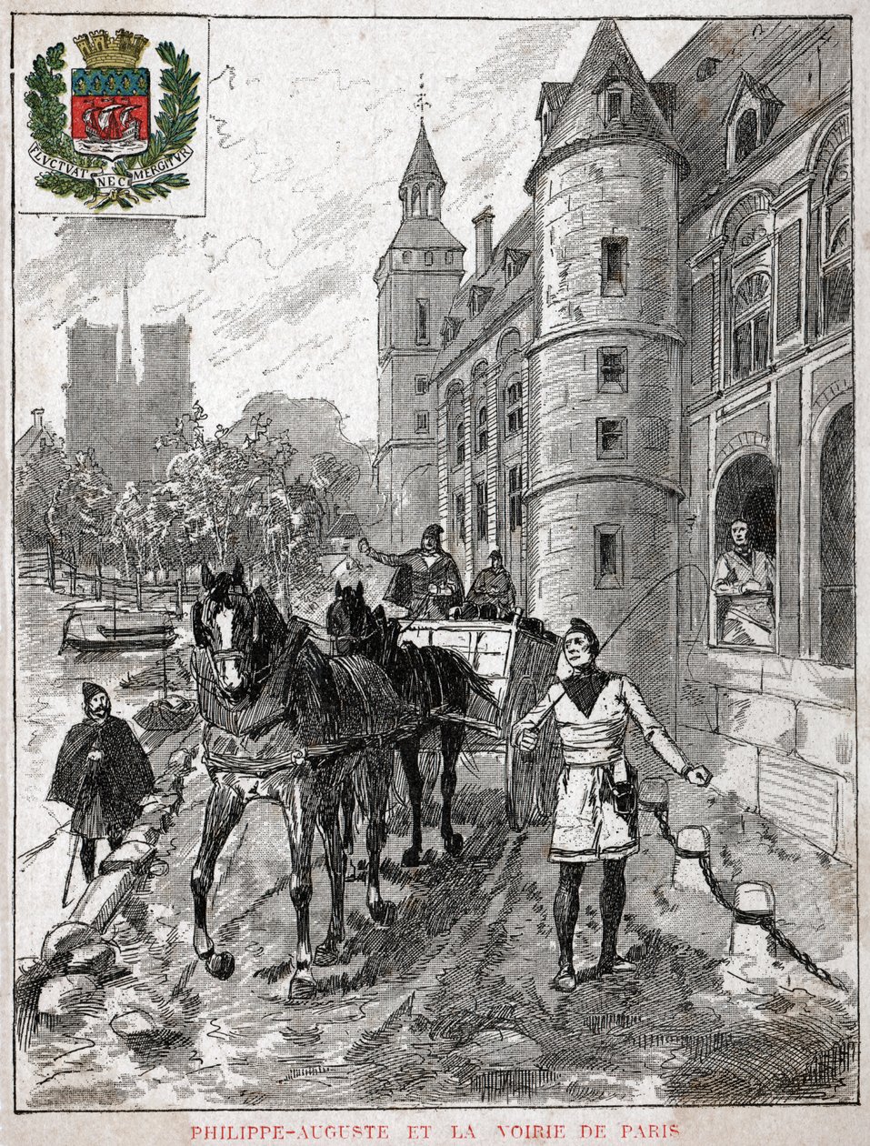 Philippe Auguste. II. Fülöp francia. alkotó: Nicolas Liez