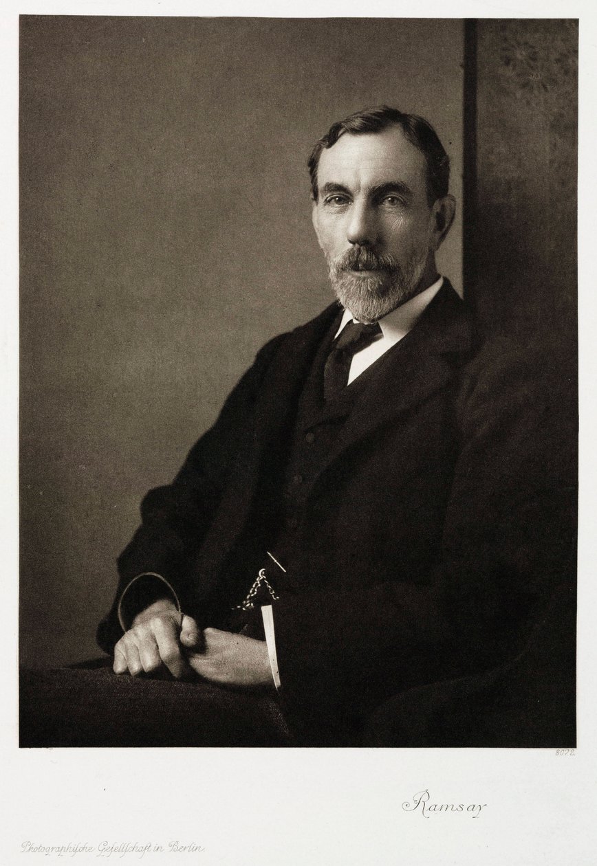 Sir William Ramsay, skót kémikus, 1910 alkotó: Unbekannt