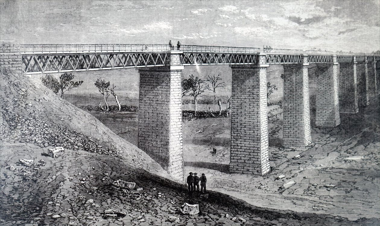 A Moorabool viadukt. alkotó: Unbekannt