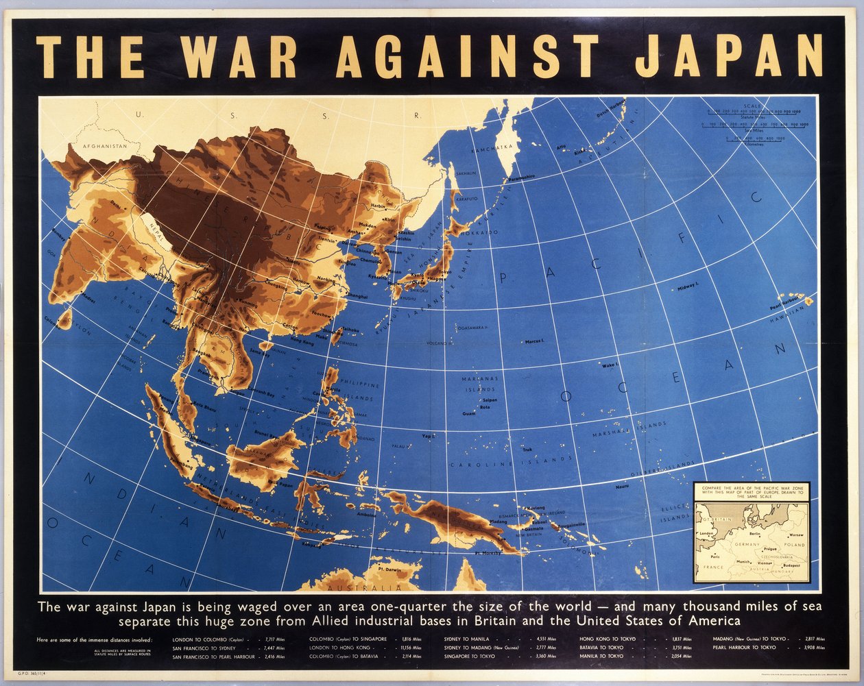 A Japán elleni háború, poszter, 1944 alkotó: Unbekannt