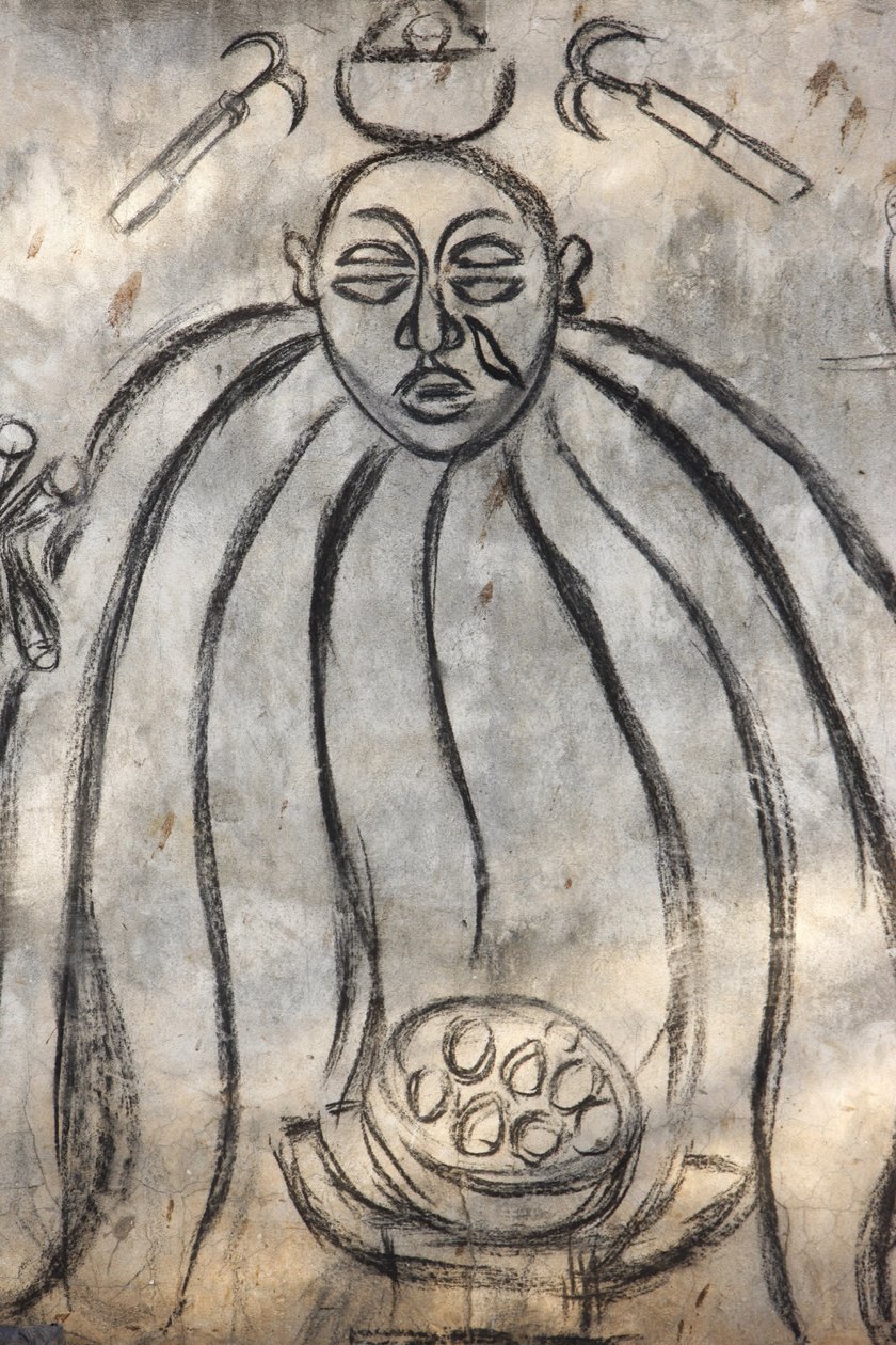 Voodoo istenség, Lome, Togo alkotó: Unbekannt